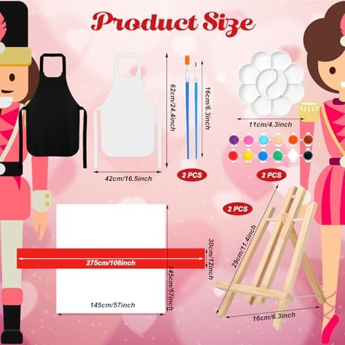 Zhanmai 2 Pack Christmas Sip and Paint Kit for Couples Date Night - Image 2