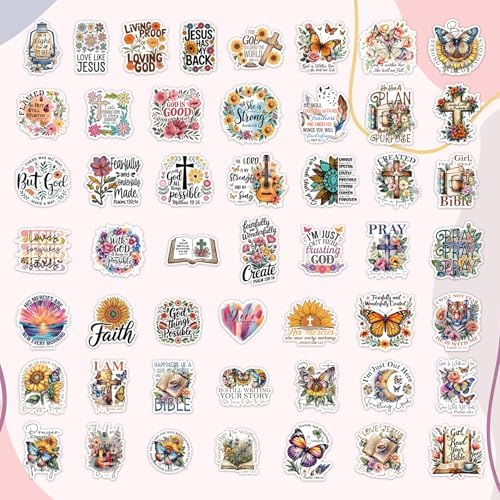 100 Pcs Christian Faith Stickers - Image 5