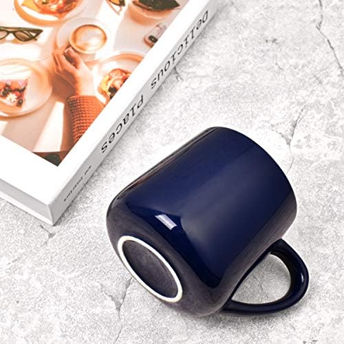Bosmarlin Glossy Ceramic Coffee Mugs Set of 2, Tea Cup for Office and Home, 18 oz, Suitable for Dishwasher and Microwave(Royal Blue, 2) - Image 6