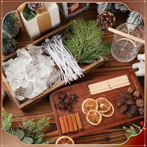 Clear Wax for Candle Making-DIY Aromatherapy Candle Making Gel raw Materials, can add Dried Flowers/Fragrance, smokeless Safe Candle Materials, Birthday Christmas Gift Decoration (Transparently) - Image 6
