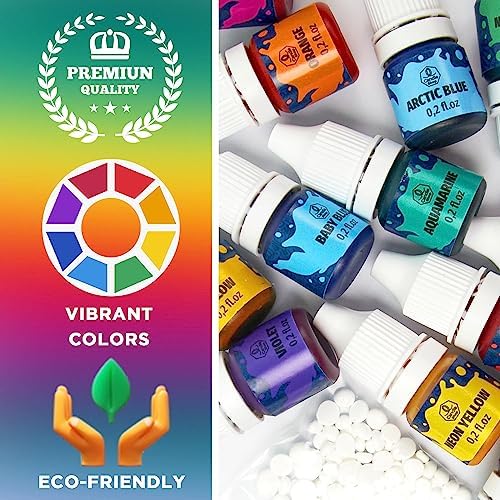Liquid Candle Dye for Soy Candle Making – 16 Colors Wax Coloring Set - Image 5