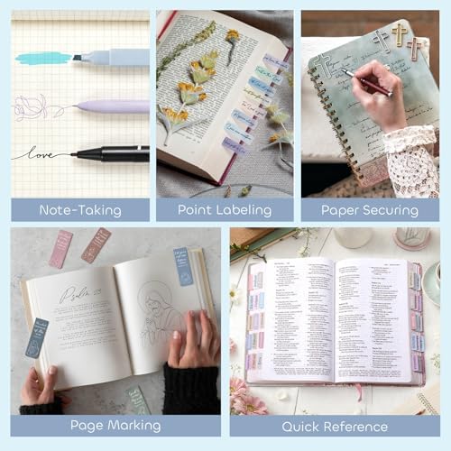 XKDOUS Bible Study Supplies, Bible Journaling Kit with Highlighters，Morandi - Image 2