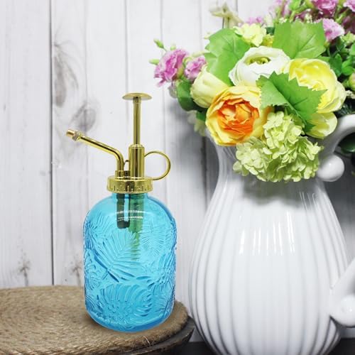 Glass Plant Mister Spray Bottle, 350ML Vintage Plant Spritzer, Succulent Watering Bottle Glass with Top Pump, Small Plants Sprayer Watering Can for Indoor - Image 5