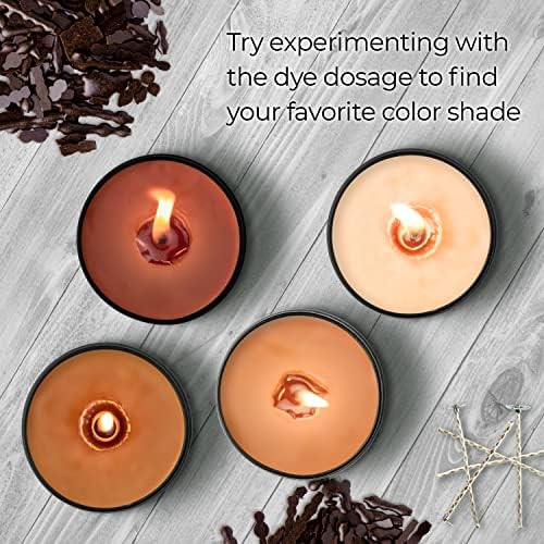 Brown Candle Dye 2 oz for Soy Candle Making – Wax Color Chips - Image 6