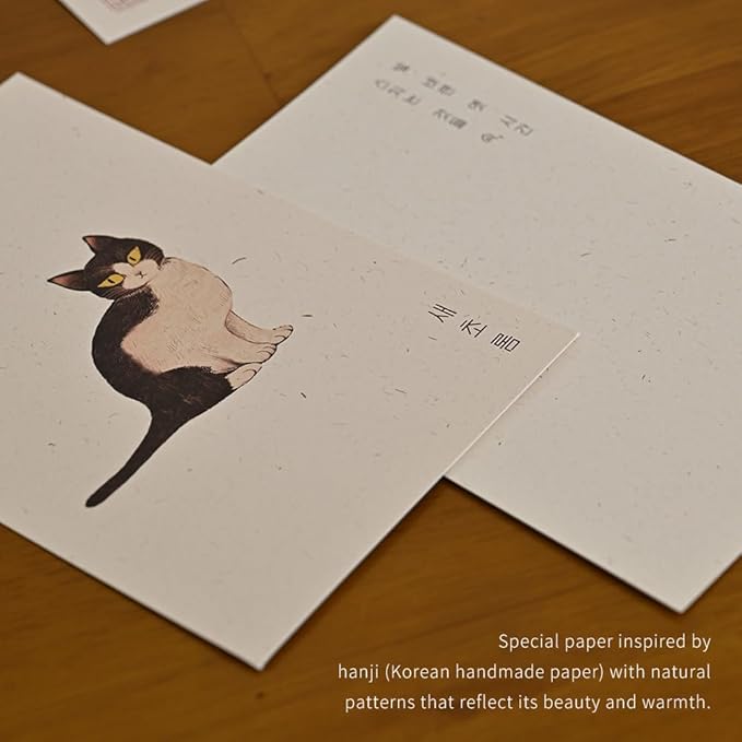 Monolike Minhwa Ivory Single Card - Mix 12 pack Postcards