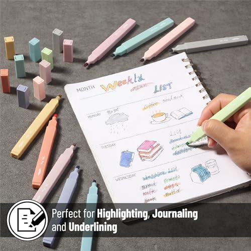 Mr. Pen- Aesthetic Highlighters No Bleed, 10 Pack, Assorted Colors | Chisel Tip, Cute Highlighters Assorted Colors for Journaling, Highlighting, Underlining, Fast Dry, Back to School Supplies - Image 5
