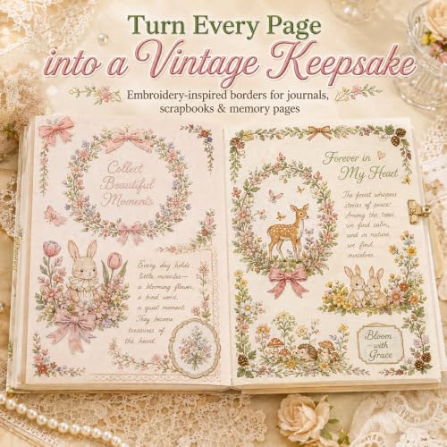 2 Pack PET & Washi Sticker Books for Junk Journaling, Collage Supplies - Image 4
