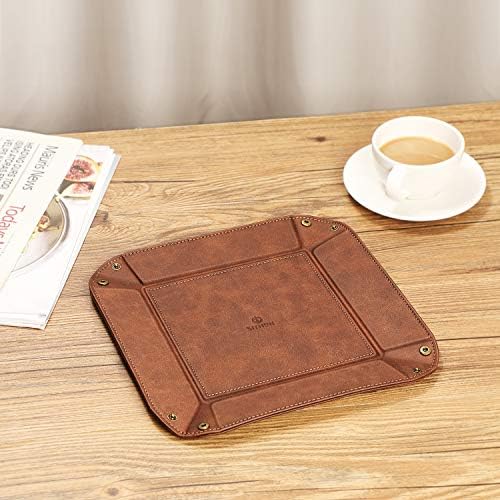 SITHON Valet Tray Desktop Storage Organizer Nightstand Caddy Holder - Image 6