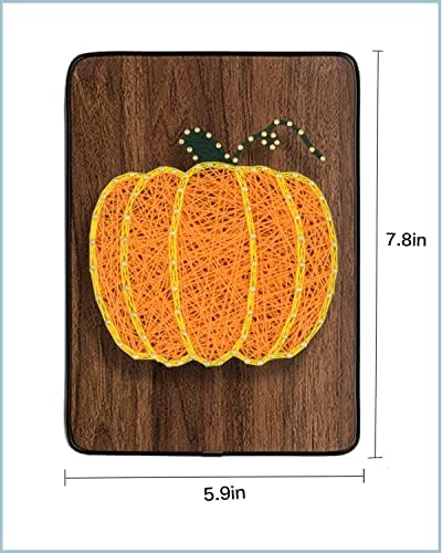 BAZIMA DIY String Art Kit for Beginner,Unique Gift, DIY Pumpkin Craft Kit,Craft Kit for Holidays - Image 3