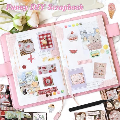 800Pcs Japanese Sticker Book for Journaling Adult, Cute Scrapbook Stickers - Image 4