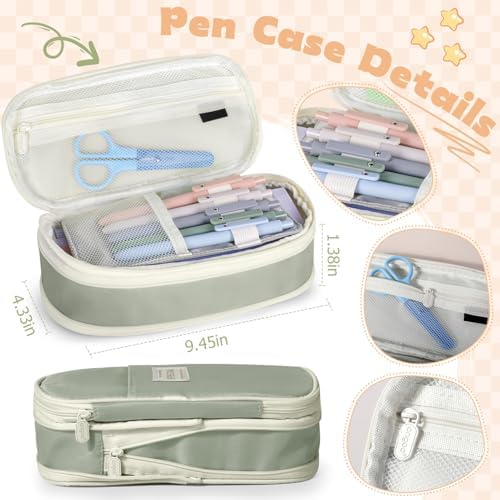 49Pcs Book Annotation Kit Aesthetic School Supplies with Pencil Case - Image 3