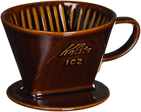 Kalita Style Coffee dripper, 102, 4 cups, Brown by Kalita