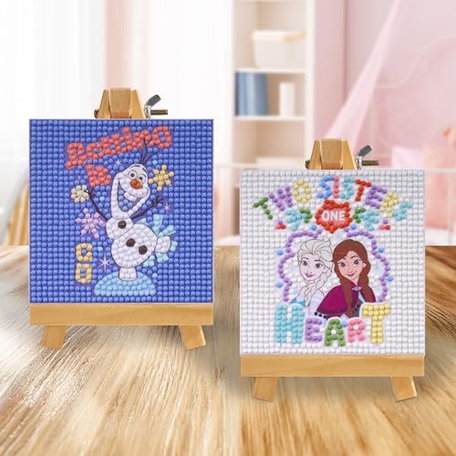 DIAMOND ART CLUB Mini Easels - Two Sisters One Heart Diamond Art Kits - Image 2