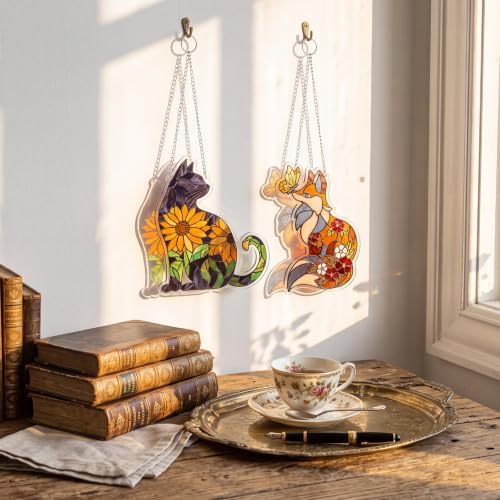 30 Pcs Suncatchers Crafts Kit DIY Paint Art,Animal - Image 3
