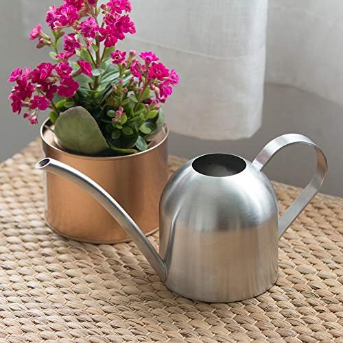 Watering Can for Indoor Plants, 30oz Long Spout Stainless Steel - Image 3
