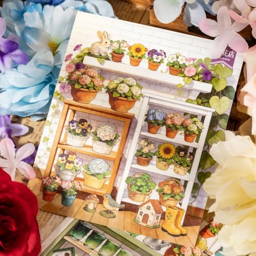 3D Sticker Scene for Adults, Vintage Scene Sticker Book for Therapy - Image 5