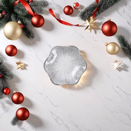 2Pcs Ceramic Jewelry Dish - Lotus Leaf Shape, for Ring Holder Necklace Small Key, Suitable for Mother Friend Sister, Gifts for Women, Cute Plate Trinket Tray, Home Decor (Grey & Blue) - Image 4
