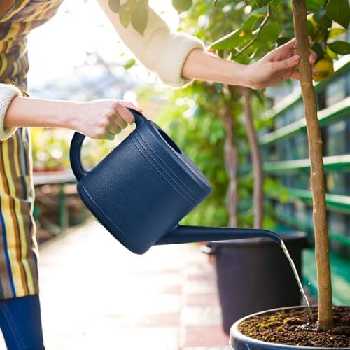 Watering Can for Garden Indoor Plants Outdoor Plant House Flower - 1/4 Gallon - Deep Blue - Image 6