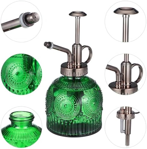 TOYANDONA Plant Mister Spray Bottle Glass Mister for Indoor Plants One-Hand Watering 6.29 X 3.07 X 3.07 in Home Gardening Spray Bottle - Image 2