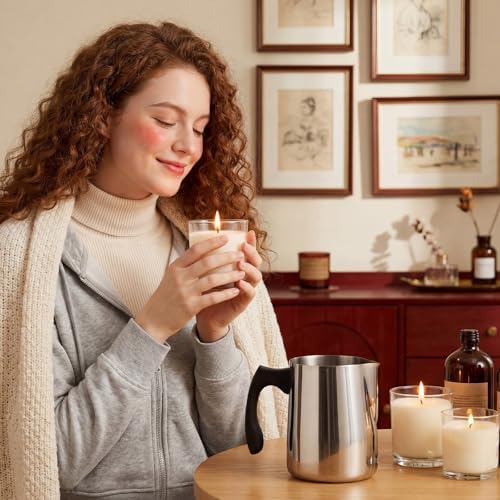 Romooa 2 Pcs Wax Melting Pitcher 32oz Wax Pouring Pitcher, Inside Scale - Image 5