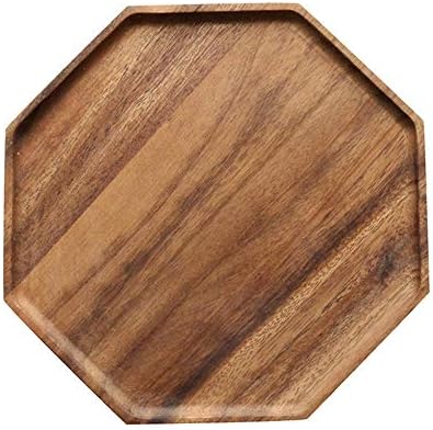 2 Acacia Wooden Trays Serving Platter Cheese Veggie Round Charcuterie Board - Image 6