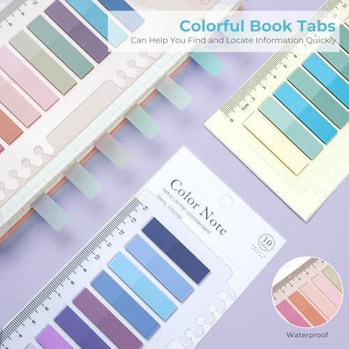 Nicpro 62 PCS Aesthetic Book Annotation Kit with Case - Image 6
