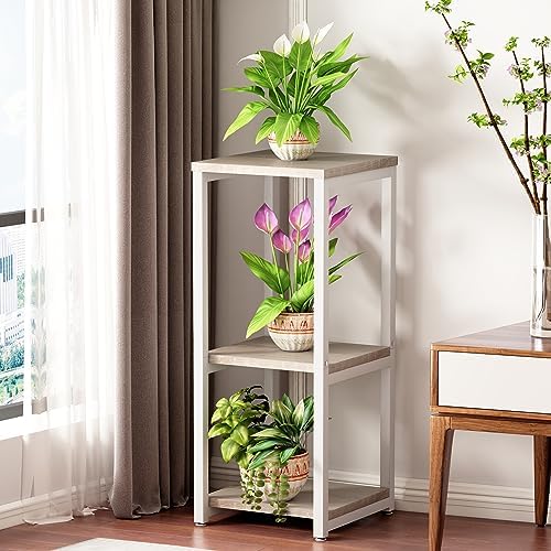 3 Tier Plant Stand Indoor Corner Tall Square Shape Plant Shelf - Image 4