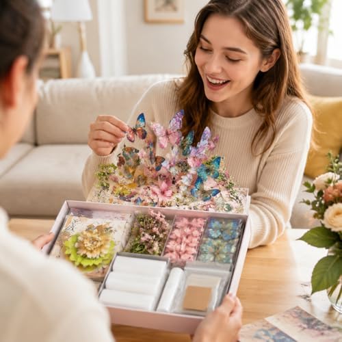 SiaBiced DIY Butterfly Craft Kit for Adults, 3D Arts and Crafts Project - Image 2