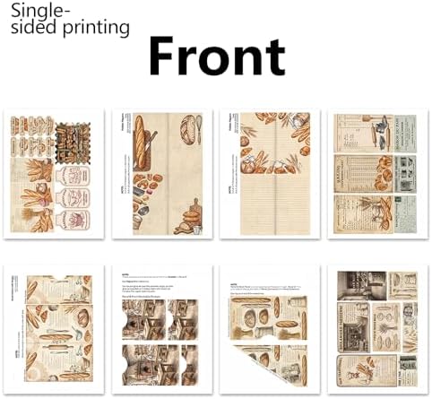 XINPOCUT Floral Folding Trifold Folio Junk Journal Kit,Folio Booklet Craft Kit, Junk Journal Kit, Scrapbooking Supplies, Journaling Decor, Mini Folio Writer Folder Project, Arts & Crafts Gifts - Image 4
