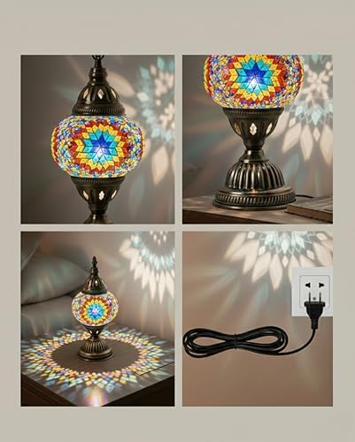 Ottoman Mosaics Turkish Mosaic Lamp Kit | DIY Art & Craft Project for Adults | Make Your Own Handmade Lamp (Multicolor) - Image 4