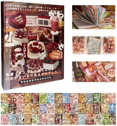 Japanese Sticker Books for Scrapbooking, Journal Stickers for Journaling by Gaxvtvk