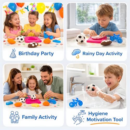 ZenseMe Soap Making Kit for Kids – DIY Sports Theme Soap Making Kit - Image 3