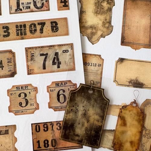 PET Washi Journal Stickers for Scrapbooking, Label Scrapbook Sticker Book - Image 5