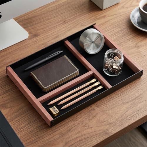 Takywep Minimalist 3-Compartment Desk Drawer Organizer - Image 2