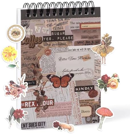 622PCS Vintage Washi Sticker Book Scrapbooking Stickers by RISYPISY