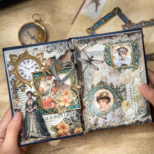 60 Pcs Medieval Frame Stickers for Scrapbooking and Journaling - Image 5