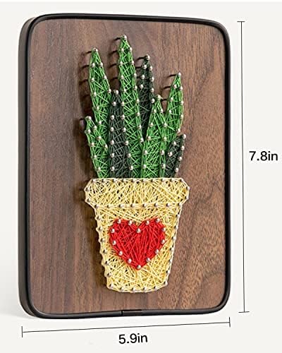 DIY String Art Kit for Beginner, Unique Gift,Craft Kit for Holidays,DIY Aloe Craft Kit - Image 3