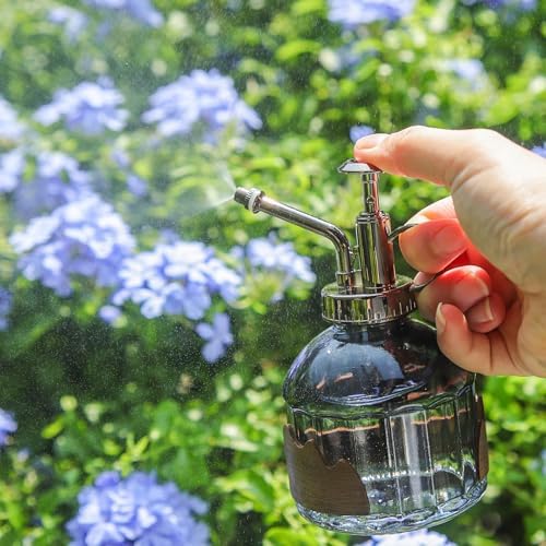 OFFIDIX Plant Mister Spray Bottle Vintage Glass Fine Mist Spritzer 6.7OZ - Image 4