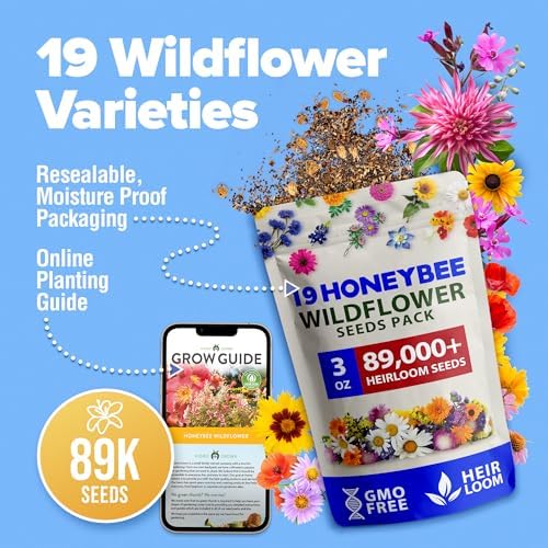 HOME GROWN 19 Wildflower Variety Mix 89,000+ Flower Seeds 3 oz - Image 5