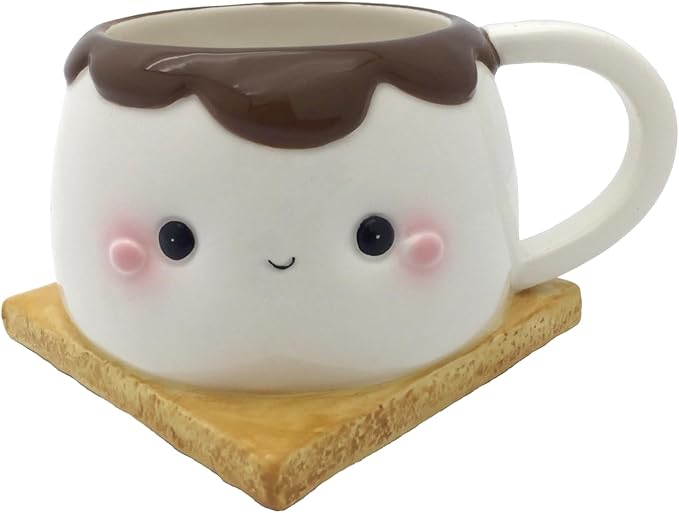 Streamline Imagined 1 X Marshmallow S'more Coffee Mug With Lid