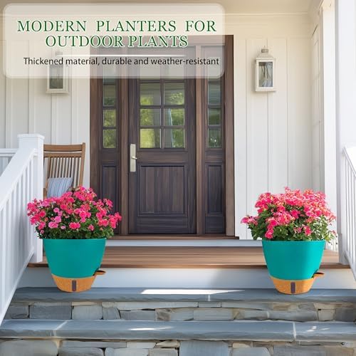8/10/12 Inch Self Watering Pots for Indoor/Outdoor Plants - Image 7