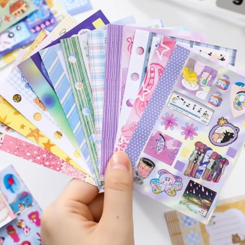 Japanese Sticker Book for Scrapbooking,Kawaii Pets Stickers for Journaling - Image 6