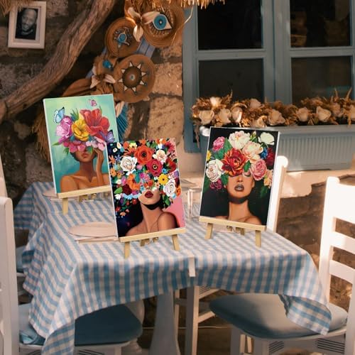 AmazingSpark 62 Pcs 6 Sets Paint Sip Kit for Adults, Art Lady - Image 5