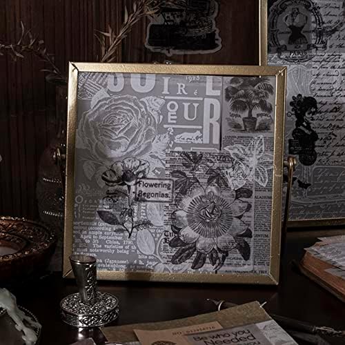 HOMICO 180 Pieces Vintage Black Scrapbooking Supplies Kit for Junk Journal - Image 6