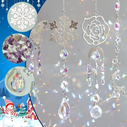 DIY Suncatchers, 400pcs Sun Catchers Supplies Kit Art and Crafts for Adults - Image 3