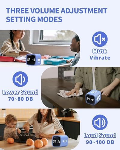 LUCKY TIME Rotating Productivity Timer 5/10/30/60min, Flip Timer, ADHD Tool - Image 5