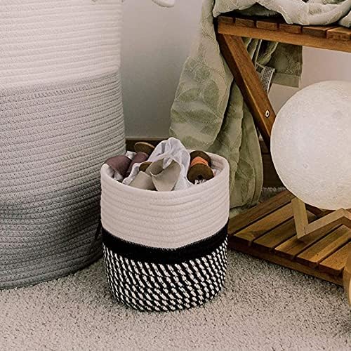 Cotton Rope Plant Basket Woven Basket for 10" 11" Pot - Image 5