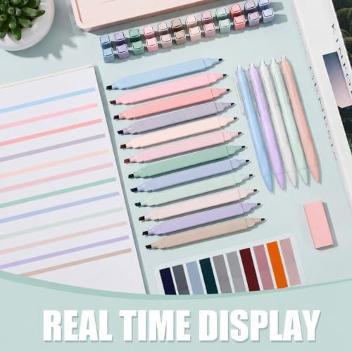 Jutom 38 Pcs Book Annotation Kit for Bible Study, Earth Tones, Square - Image 2