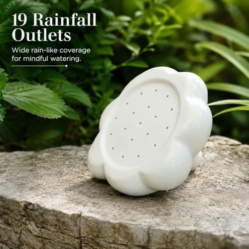 Ceramic Thumb Watering Can ASMR, Rain Cloud Watering Bell Thumb Pot, Handmade Cute Plant Gifts, House Warming Gifts New Home… - Image 4