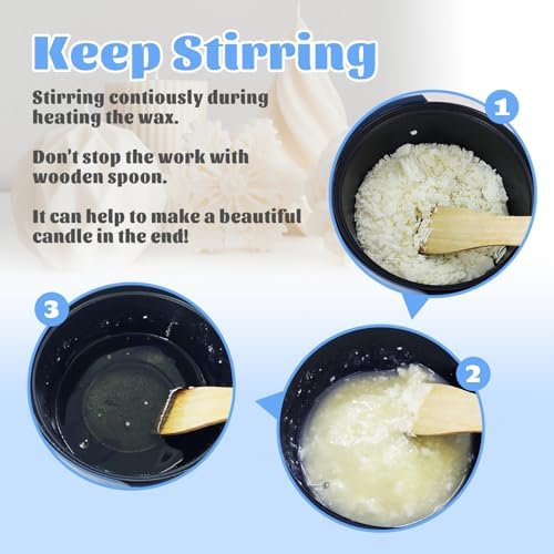 3lbs Soy Wax Melt Making Kit with Electric Wax Melting Pot - Image 5